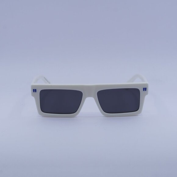 Off-White OERI13Z CHANDLER 0107 Sunglasses White Square Frame, Dark Grey Lenses main image 8